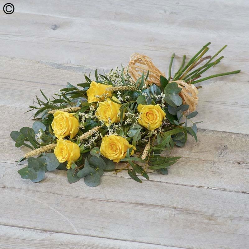 Simple Rose Sheaf Yellow